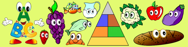 zdravá výživa -potravinová pyramída z abc materská škola