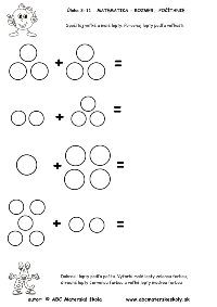 Rôznorodé predmety - matematika - pracovný list z ABC materská škola