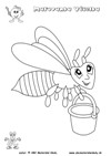 pracovný list ABC materská škola včela medonosná