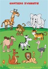 6-14 Úloha Poznávame exotické zvieratká - farebná predloha - farebný pracovný list z ABC Materská škola