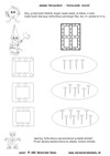 Sedem trpaslíkov - Kladivko – slovná zásoba, matematika, grafomotorika - pracovný list z ABC materská škola