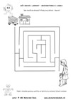Moje bydlisko a okolie - Môj obchod – labyrint - grafomotorika, plošná a priestorová tvorivosť