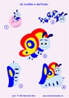 Od vajíčka k motýliku – Slovná zásoba, logika, časová postupnosť - farebná predloha z ABC