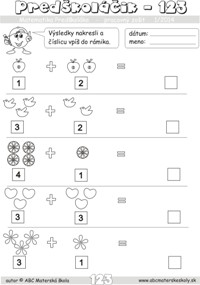 Matematika predškoláka - počítanie do 6 - pracovný zošit z abc materská škola