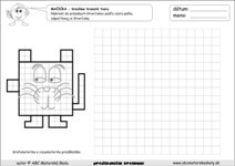 Mačka – kreslíme podľa predlohy – Grafomotorika, vizuomotorika