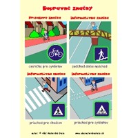 DOPRAVNÁ VÝCHOVA - Bezpečnosť na ceste 91 ks pre 10 detí - pracovné listy tlačené z ABC škôlka