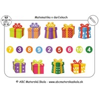 MATEMATIKA V DARČEKOCH - Pracovné listy Matematika - elektronická verzia pracovných listov z ABC