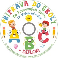 CD PRÍPRAVA DO ŠKOLY - Video návody a pracovné listy k školskej pripravenosti.