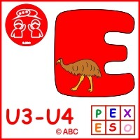 E -  HRA PEXESO  Abeceda Zvieratká od A po F - Pracovné listy PDF z ABC Materská škola
