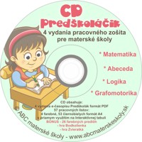 CD PREDŠKOLÁČIK - Abeceda, matematika, logika a grafomotorika predškoláka