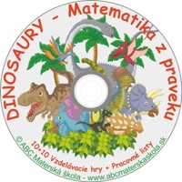 CD HRY DINOSAURY - Matematika z praveku - 10 + 10 - Vzdelávacie hry + Pracovné...