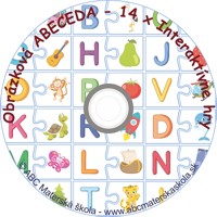 CD OBRÁZKOVÁ ABECEDA od A po Z - 14 interaktívnych vzdelávacích hier