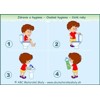ZDRAVIE A HYGIENA - 53 ks pre 5 detí - tlačené pracovné listy pre materské školy