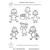 MEDOVNÍKOVÝ DOMČEK - 41 ks pre 5 detí - tlačené pracovné listy z ABC pre materské školy