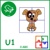 E - PUZZLE Zvieratká 1 - Pracovné listy PDF z ABC Materská škola